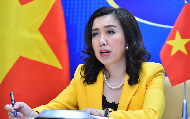 Người phát ngôn Bộ Ngoại giao Lê Thị Thu Hằng. (Ảnh: Bộ Ngoại giao)