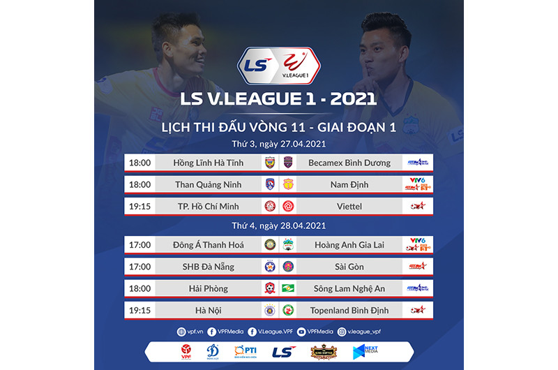 Lịch thi đấu bóng đá.