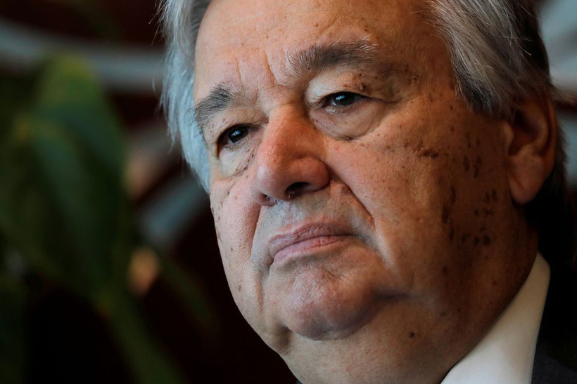 Tổng thư ký Liên hợp quốc Antonio Guterres. Ảnh Reuters.