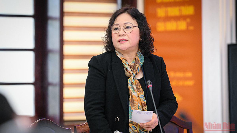 Thứ trưởng Giáo dục và Đào tạo Ngô Thị Minh. Ảnh: THÀNH ĐẠT