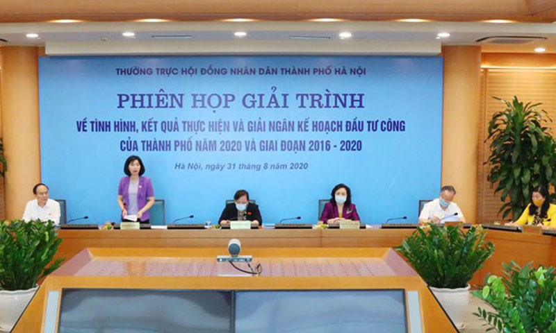 Phiên giải trình của HĐND TP Hà Nội sáng 31-8.