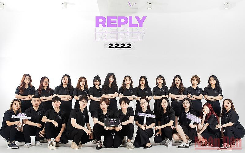 Các thành viên Dự án “Reply 2222” đều là những sinh viên trẻ đến từ Trường Đại học Văn hóa Hà Nội. 