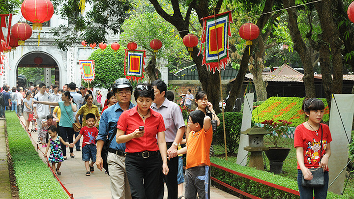 Văn Miếu - Quốc Tử Giám là một trong những điểm phủ sóng Wi-Fi miễn phí.