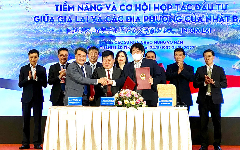 Ngoại vụ tỉnh Gia Lai-FSC và Trung tâm giao lưu Nhật-Việt ký kết hợp tác chiến lược.