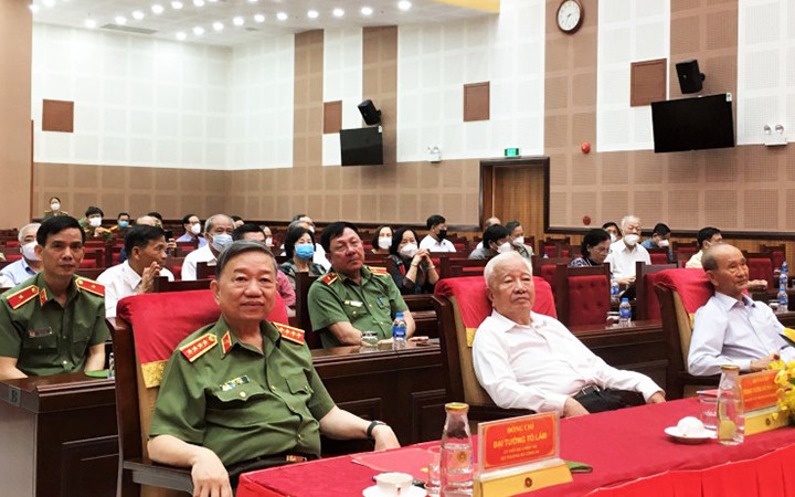 Các đại biểu dự buổi gặp mặt. (Ảnh: Bộ Công an)