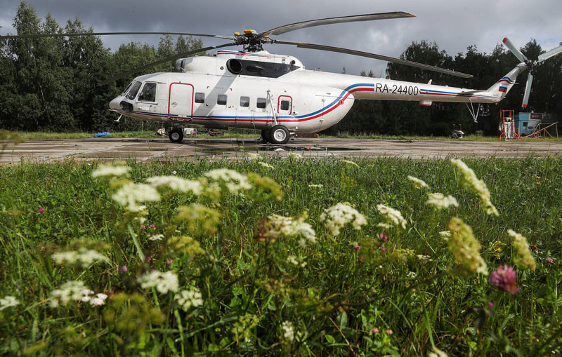Một chiếc trực thăng Mi-8 của Nga. (Ảnh: TASS)