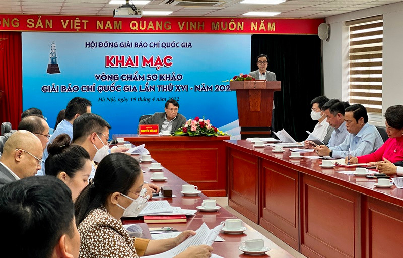 Khai mạc vòng chấm sơ khảo Giải Báo chí quốc gia lần thứ XVI-năm 2021