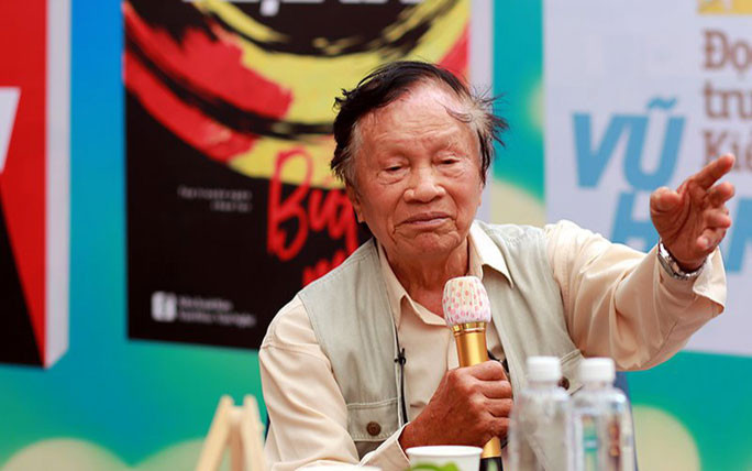 Nhà văn Vũ Hạnh. (ẢNh: Báo Người Lao động)