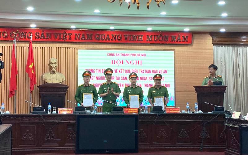 Bộ Công an có thư khen gửi tới các lực lượng của Công an TP Hà Nội tham gia điều tra, phá vụ án nữ sinh bị hai kẻ nghiện ma túy sát hại.