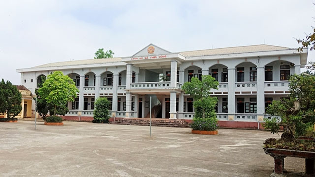 Trụ sở UBND xã Thiệu Công. Ảnh: TL