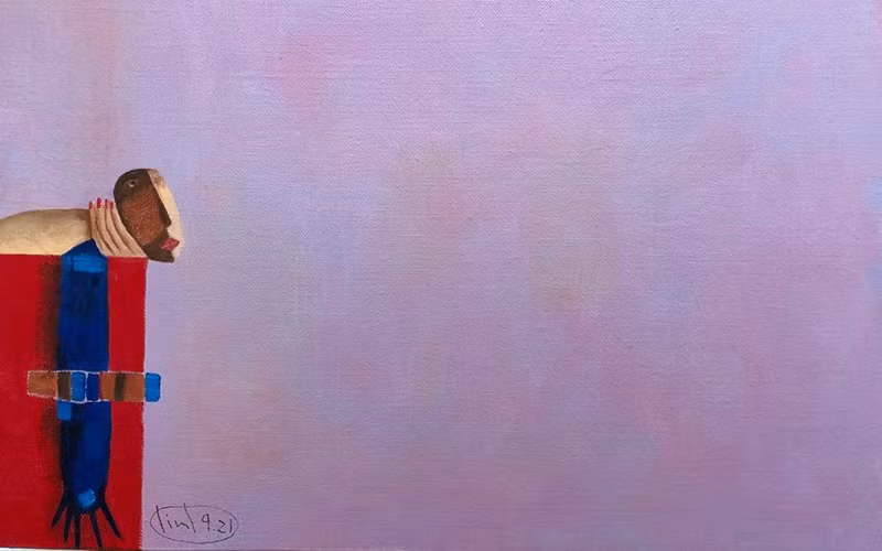 Tác phẩm của họa sĩ Tào Linh.