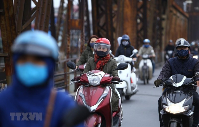 Sẽ có một đợt không khí lạnh trong dịp Noel (ảnh TTXVN)