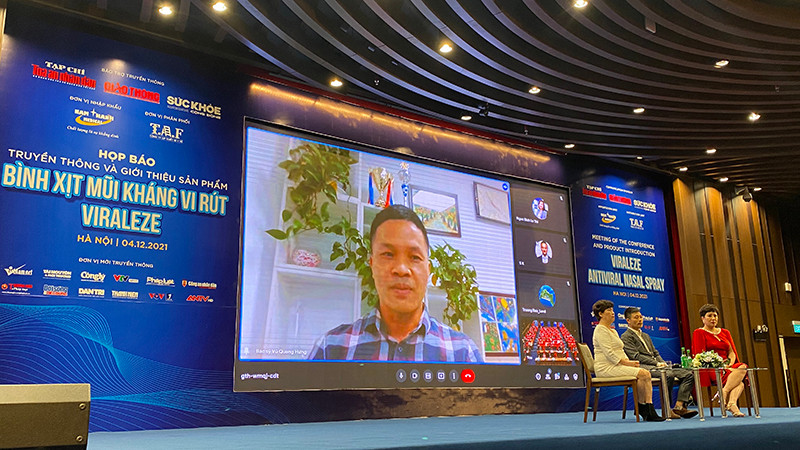 Bác sĩ Vũ Quang Hưng, Viện Huyết học-Truyền máu Trung ương trả lời tại họp báo