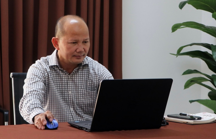 Chuyên gia châu Á của Viện Hàn lâm Hoàng gia Campuchia, ông Uch Leang. Ảnh: VOV