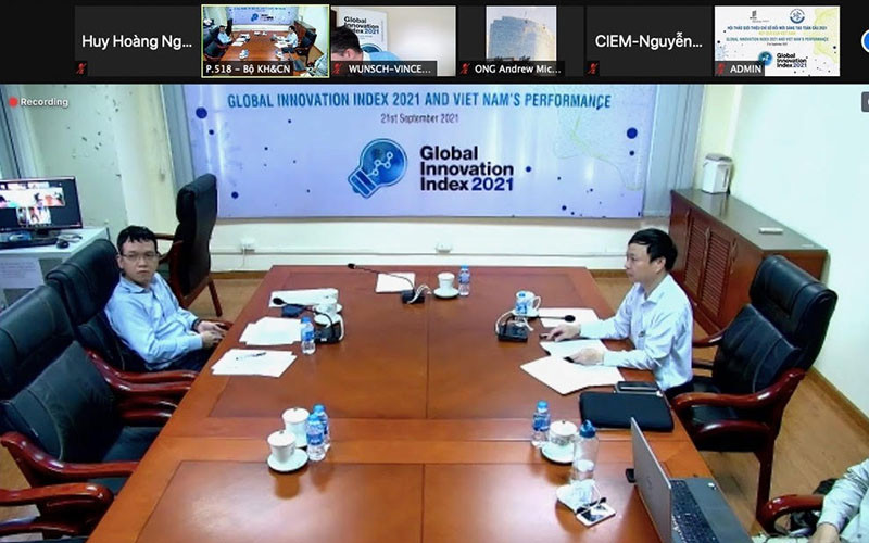 Hội thảo trực tuyến Giới thiệu GII năm 2021 và Kết quả của Việt Nam.