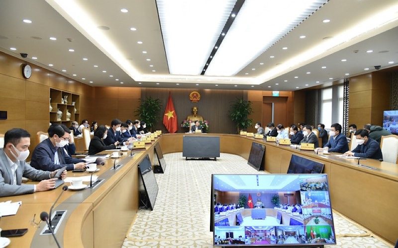 Quang cảnh cuộc họp. (ẢNH: TRẦN MẠNH)