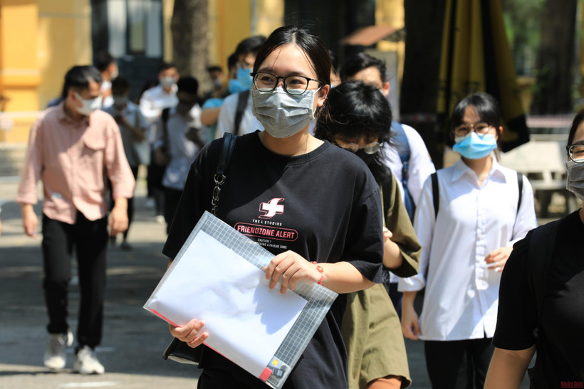 Kỳ thi tuyển sinh vào lớp 10 tại Hà Nội sẽ chỉ có 3 môn cơ bản. (ẢNH: THÀNH ĐẠT)