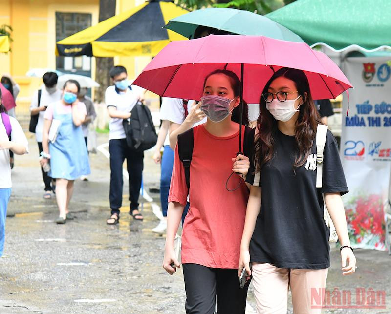 Thí sinh Kỳ thi tốt nghiệp THPT năm 2021. (Ảnh: THỦY NGUYÊN)