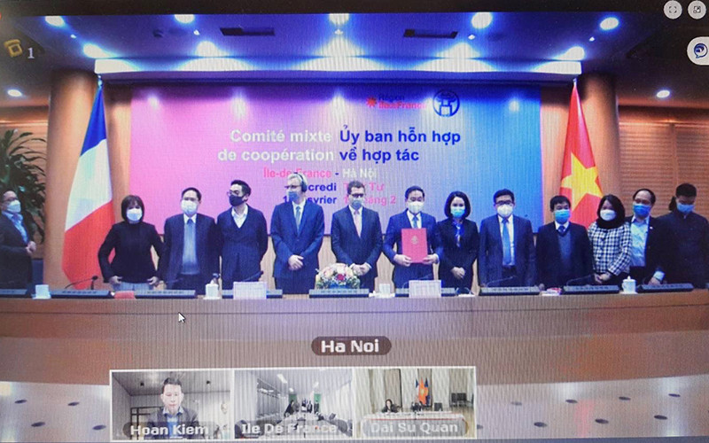 Hà Nội và vùng Ile-de-France (Pháp) thông qua Chương trình hợp tác 2022-2025