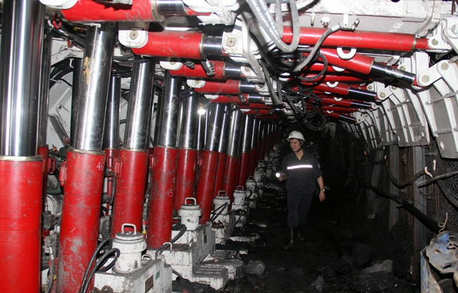 Lò chợ cơ giới hóa đồng bộ được hoàn thành lắp đặt tại Công ty cổ phần Than Núi Béo (TKV).