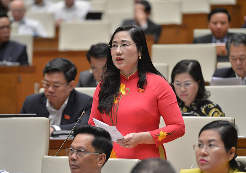 Đại biểu Quốc hội Nguyễn Thị Thủy (Đoàn đại biểu Quốc hội tỉnh Bắc Kạn).
