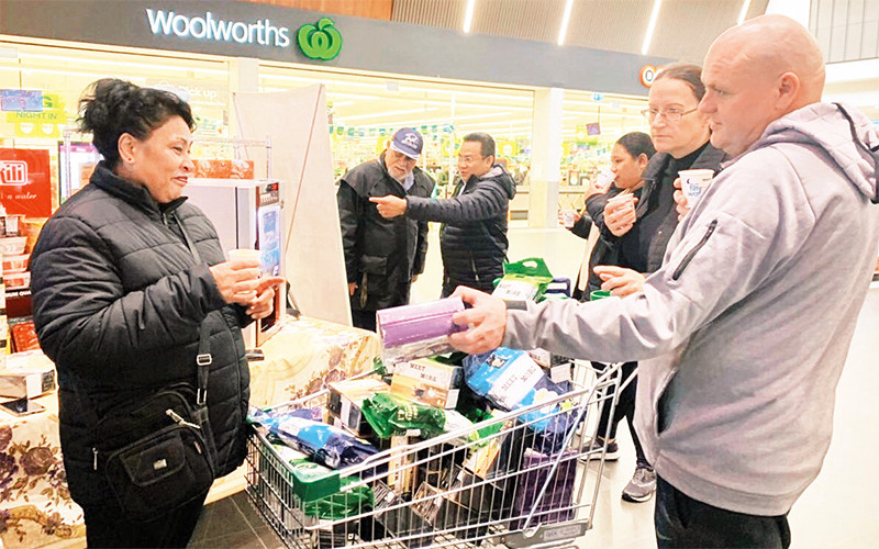 Sản phẩm cà-phê trái cây thương hiệu Meet More (thành phố Hồ Chí Minh) bán tại một số hệ thống siêu thị lớn ở Mỹ, Australia. (Ảnh CTV)