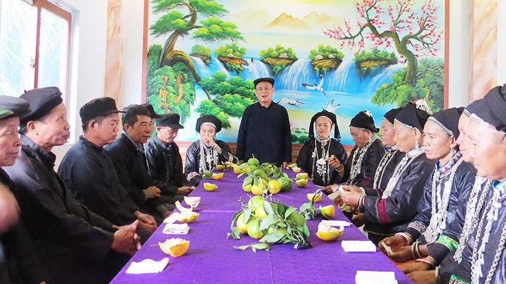 Một buổi sinh hoạt của câu lạc bộ.