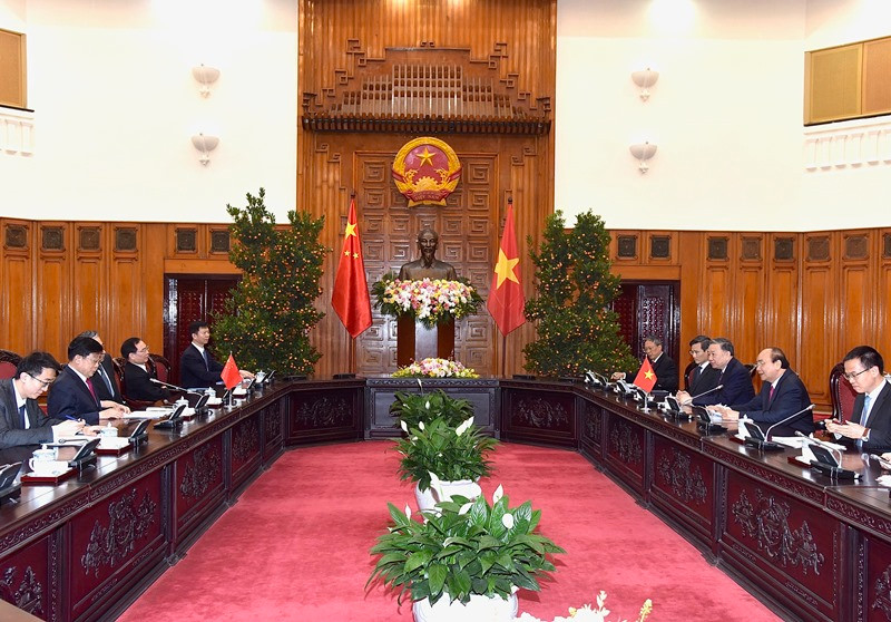 Thủ tướng Nguyễn Xuân Phúc tiếp Bộ trưởng Công an Trung Quốc