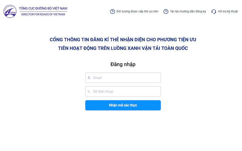 Sự cố hệ thống "luồng xanh" vận tải toàn quốc đã được khắc phục.