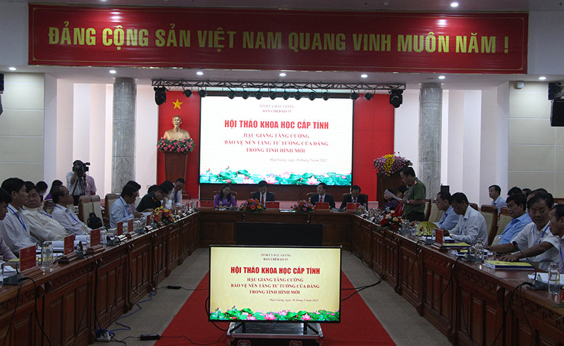 Hậu Giang tăng cường bảo vệ nền tảng tư tưởng của Đảng