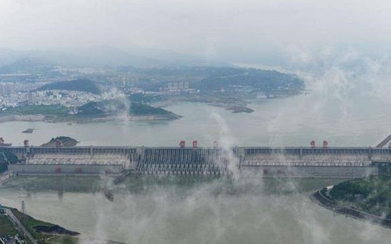 Toàn cảnh đập Tam Hiệp. (Ảnh: Tân Hoa xã)