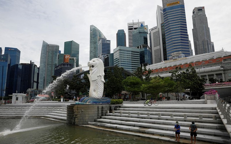 Công viên Sư tử biển vắng vẻ trong những ngày dịch bệnh hoành hành. (Ảnh: Reuters)