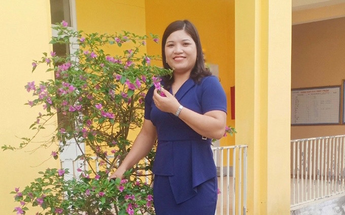 Võ Thị Hương - người đoạt giải Nhất tuần thi thứ tám.