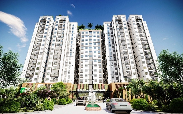 Phối cảnh một góc Dự án Unico Thăng Long.