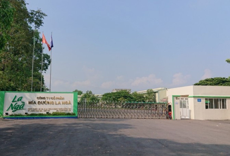 Trụ sở Công ty Cổ phần Mía đường La Ngà.