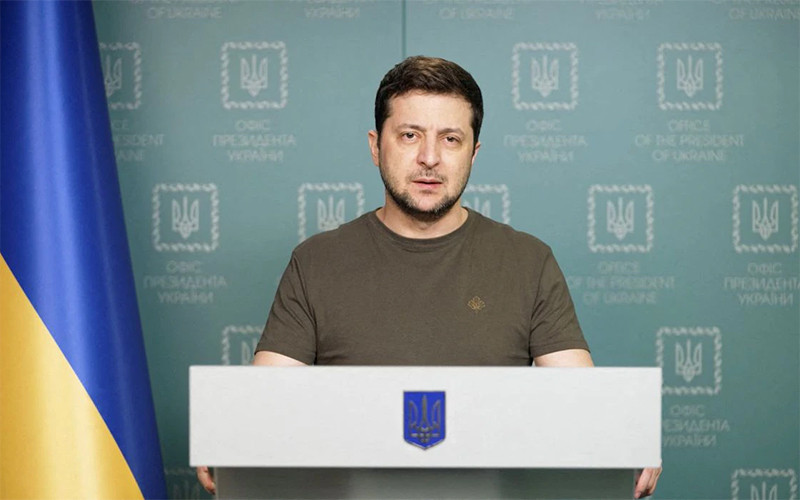 Tổng thống Ukraine Volodymyr Zelensky. (Ảnh: Reuters)