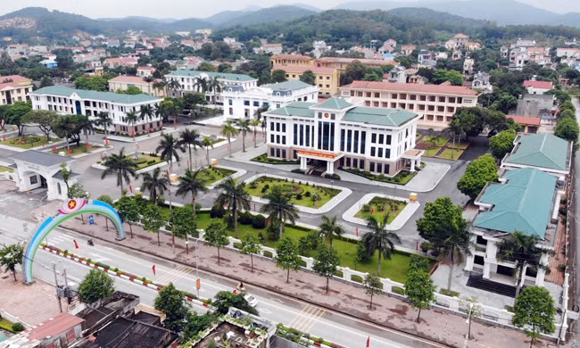 Một góc thành phố Chí Linh (Hải Dương).