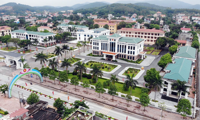 Một góc thành phố Chí Linh (Hải Dương).