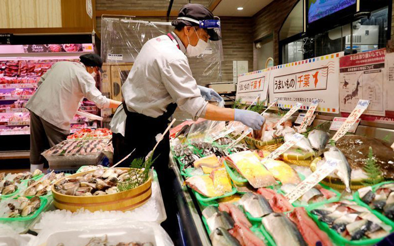 Một siêu thị ở tỉnh Chi-ba, Nhật Bản. Ảnh ROI-TƠ