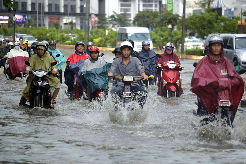 Các tỉnh Nam Bộ nhiều nơi mưa lớn. (Ảnh minh họa)