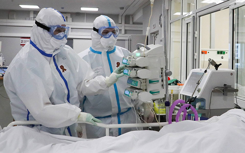 Tình hình Covid-19 tại Nga vẫn diễn biến phức tạp. (Ảnh: TASS)