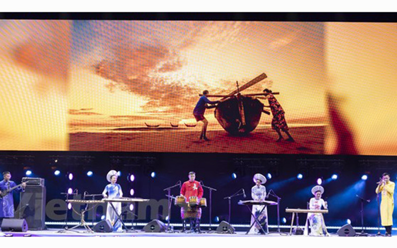 Quảng bá hình ảnh Quảng Nam - Địa điểm du lịch xanh đến khách quốc tế tại EXPO 2020 Dubai. (Nguồn: Vietnam+)