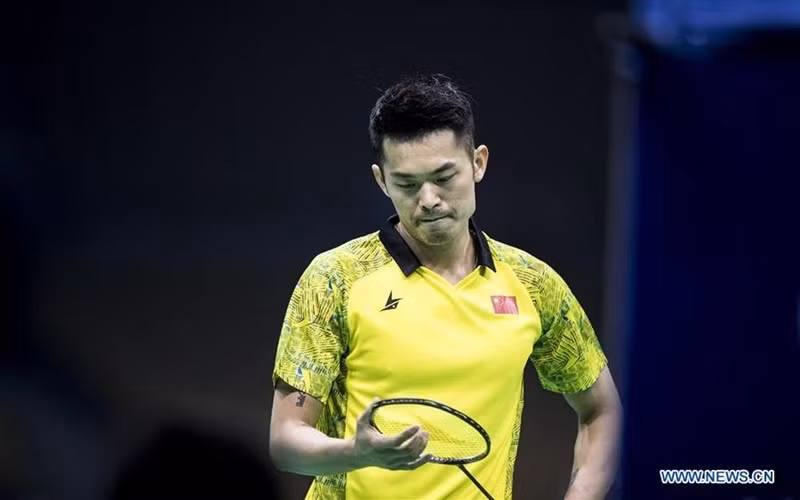 Lin Dan chia tay sự nghiệp cầu lông lẫy lừng ở tuổi 37. (Ảnh: Xinhua)