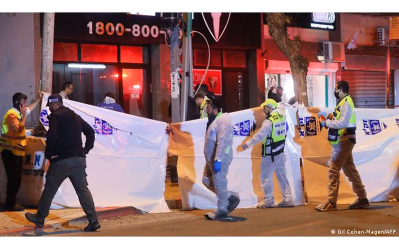 Hiện trường vụ xả súng. (Nguồn: AFP)