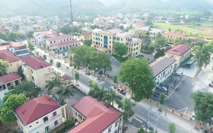 Thị trấn Yên Lập ngày càng đổi mới.