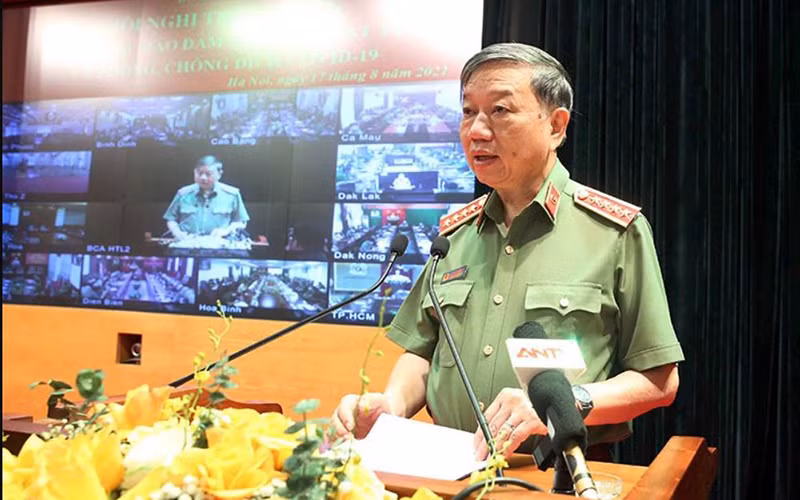 Đại tướng Tô Lâm, Ủy viên Bộ Chính trị, Bộ trưởng Công an. Ảnh: LÊ TÚ