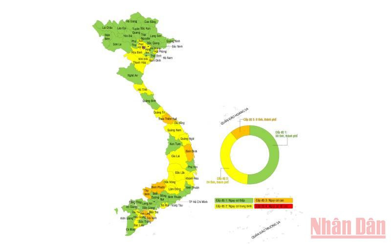 Cập nhật cấp độ dịch cả nước mới nhất theo Bộ Y tế