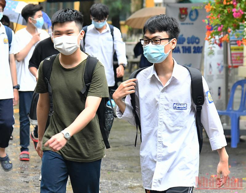 Thí sinh Kỳ thi tốt nghiệp trung học phổ thông 2021. Ảnh: THUỶ NGUYÊN