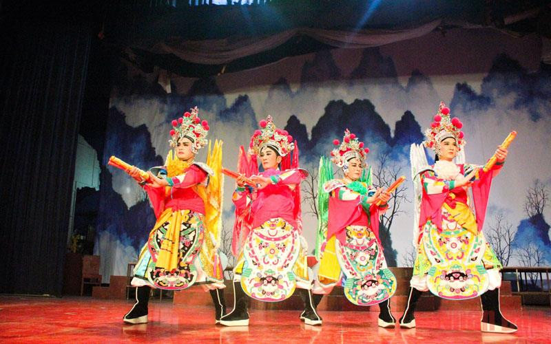 Chương trình “Sắc - Ấn Ngọc Nam phương” quy tụ nhiều diễn viên tên tuổi của Hát bội Thành phố.