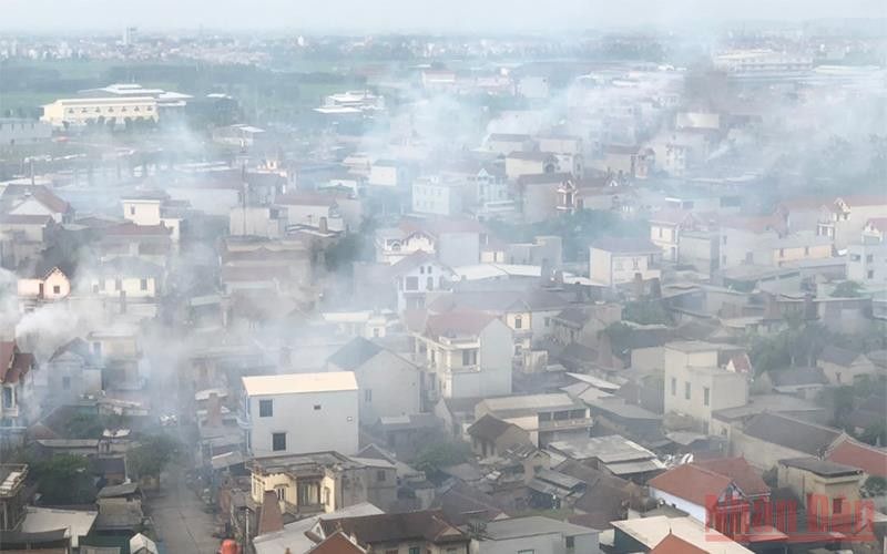 Tình trạng ô nhiễm tại thôn Mẫn Xá, xã Văn Môn, huyện Yên Phong (Bắc Ninh).